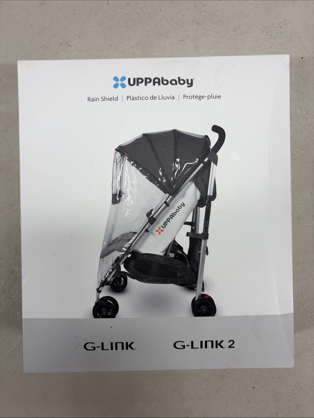 NEW! UPPAbaby G-Link 2 Rain Shield - Clear Protection